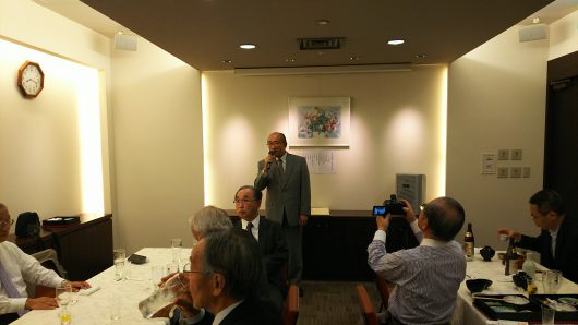 井上正行氏　旭日小綬章　受賞を祝う会へ