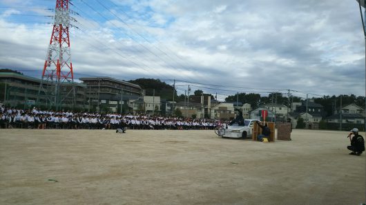 中学校自転車教室へ「スケアード・ストレイト」方式