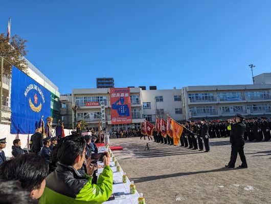 町田消防団出初式