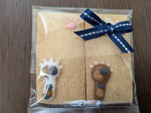 可愛くて食べれない(=^・^=)